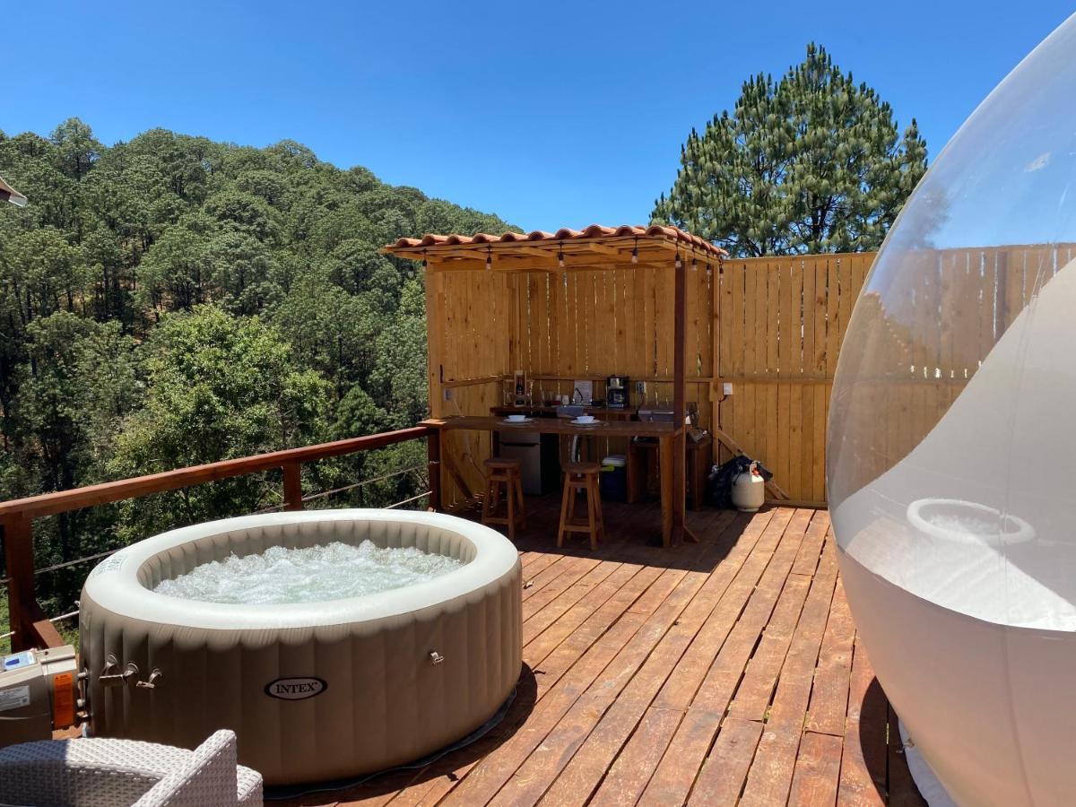 La Estela Bubble Glamping Mazamitla Buitenkant foto