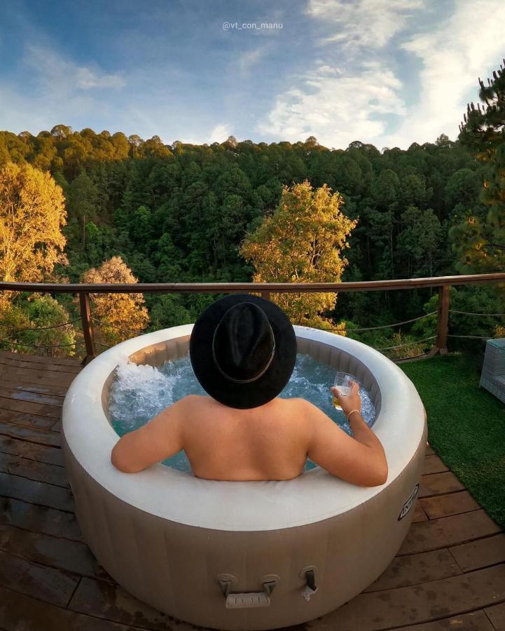 La Estela Bubble Glamping Mazamitla Buitenkant foto